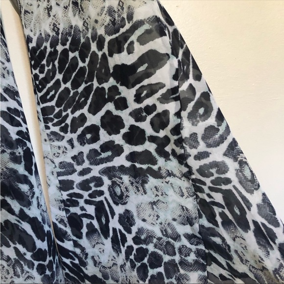 Show Me Your Mumu Elastic waist super flared bottoms Cheetah Print pants size S. - Picture 11 of 13